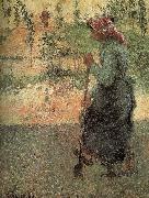 Camille Pissarro woman oil painting on canvas